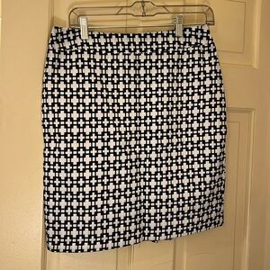 Black and white skirt